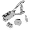Handheld Hole Slot Puncher Card Oval Hole Puncher Tool Single