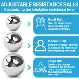 Breathing Trainer & Lung Trainer - Breathing Exercise Device for Lungs, Complete Breather Device & Lung Exerciser Device, Best Breathing Device & Lung Strengthener, Tilcare Respiratory Trainer