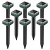 Mole Repellent Solar Powered, 8 Pack Waterproof Ultrasonic Deterrent Gopher