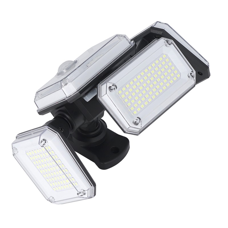 4 Head Solar Sensor Light 7700K 8W IP65 3 Gear