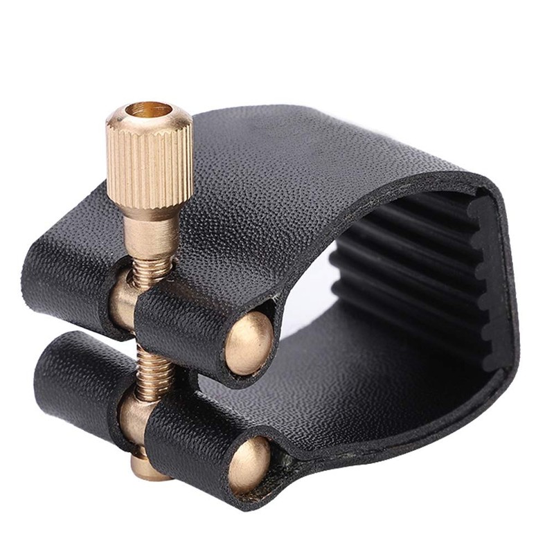 Saxophone Ligature PU Lightweight Portable Durable Saxophone Mouthpiece Ligature Fixing