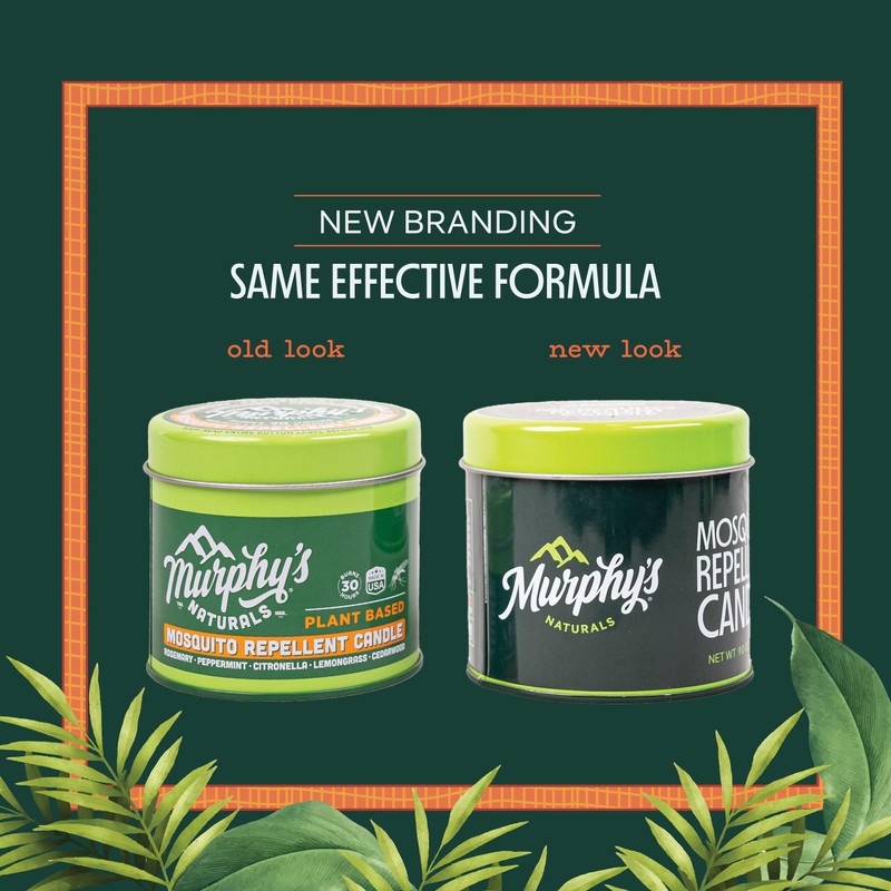 Murphy's Naturals Mosquito Bug Repellent Candles for Outdoor Patio, Citronella