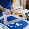 SEWACC Aluminum Alloy Screen Printing Frame for Projects Portable Silk