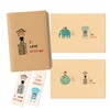 gift-ippo 28 Sheets Paperboard Book Cover Craft Bookmark Reading Gift