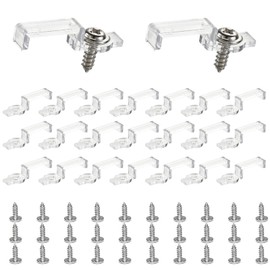 LED Strip Mounting Clips Pack of 100 10 mm LED Strip Holder Light Mounting Bracket Clips Mounting Clip LED Strip Holder Clips 10 mm Screws Included (Increase High)