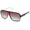 Carrera 33 sunglasses Men Rectangular, 8v4 Black Red White, 62