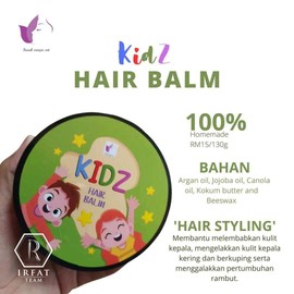 Kids Hair Balm for Boys - Minyak Rambut untuk Budak Lelaki, Pomade untuk Budak
