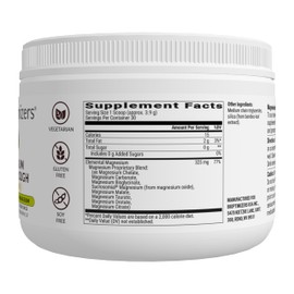 BiOptimizers Magnesium Breakthrough Drink Unflavored - 8 Forms of Magnesium: Glycinate, Malate, Citrate, and More - Natural Sleep Supplement – 6 oz (30 Servings)