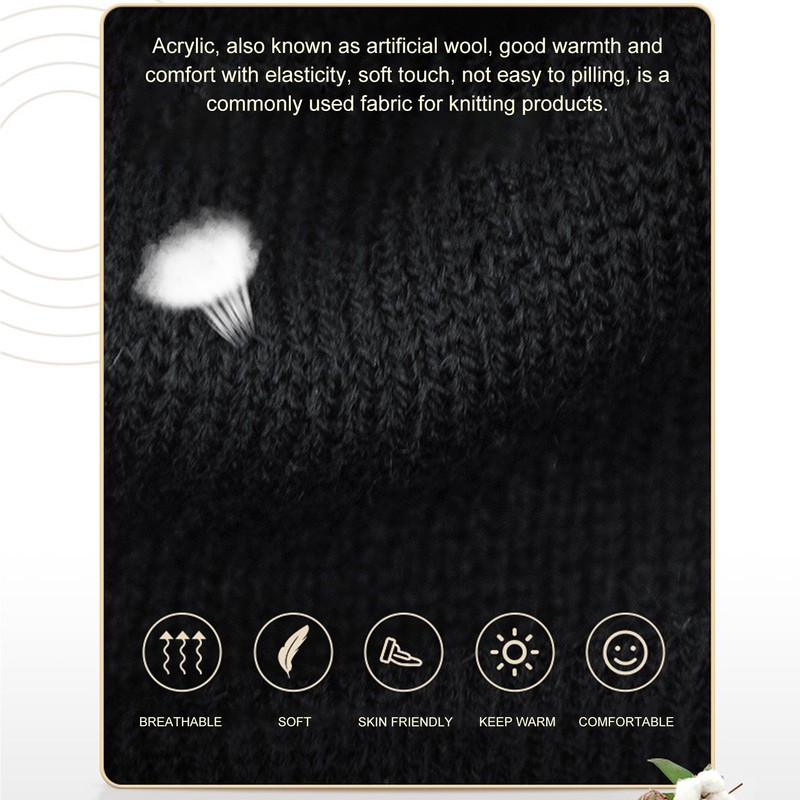 LED Beanie Hat with Headphones Wireless Black Musical Knitted Cap