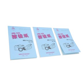 iplusmile 300sheets Professional Lens Cleaning Paper Lint Dust-Resistant Microscope Camera Cleaning Tissue for Glasses and Electronics Pack