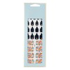 ZINIPIN FA00114 Foot Nail Sticker, Rainbow, Stained Glass