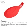 uxcell Silicone Spoon Rest, 9.25" x 4.72" Heat Resistant Kitchen