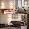 Lightess Modern LED Wall Sconce Light Dimmable 12W Up Down