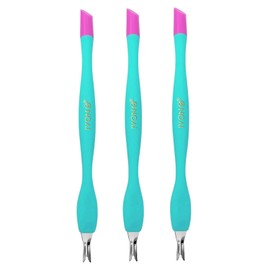 3 x Cuticle Clippers Rubber Tip Soft on Nail Bed