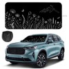 Windshield Sun Shade for Car, 63"x28.5" Universal Fit Front Window