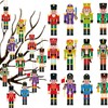 12Pcs Nutcracker Christmas Decorations,Christmas Nutcracker Xmas Tree Ornaments Hanging Decorations