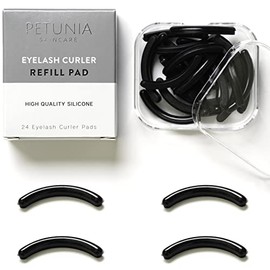 Pink Eyelash Curler Refills (24-Pack) Replacement Pads  Eye Lash and Cosmetic Accessory  Create Permanent Curls and Intense Lashes  Universal Fit for 