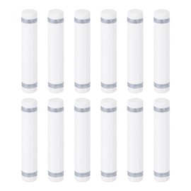 uxcell 12 Pcs Standoff Screws, 1/2" x 2.36" Stainless Steel Double Head Advertising Screws Wall Standoff Mounts Hardware for Acrylic Glass Sign Holder Wine Glass Rack, White