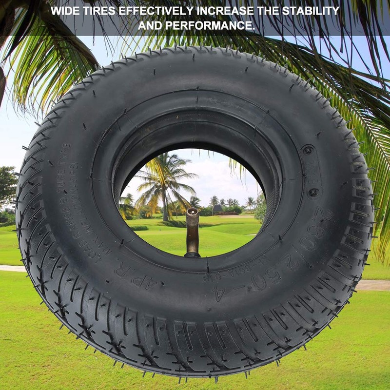 2.80/2.50-4 Tyre, Solid Strong Grip Ability Mobility Scooter Inner Tube,