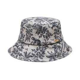Hazzys (광주신세계)겨울버전 네이비 프린트 벙거지모자 HILG4F014N2 (Gwangju Shinsegae) Winter Version Navy Print Bucket Hat HILG4F014N2