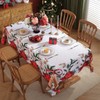 auons Rectangular Christmas Tablecloth 60x87 Inch, Christmas Decoration Tablecloth, Waterproof