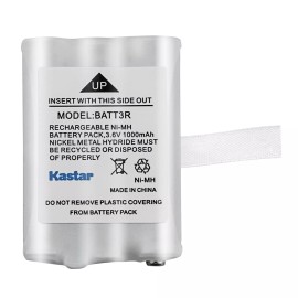 Kastar 6-Pack 1000mAh Battery for Original Genuine Midland BATT3R LXT600 Radio