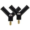 2x Black Metal V Spreader Block Fits 36" 42" 50"
