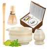 Vegena Matcha Whisk Set, 4Pcs Japanese Matcha Tea Set, Ceramic