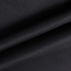 BEISUOSI Heavy Duty Waterproof Canvas Fabric 600D Outdoor Cover Suitable for Sewing DYI Fabric Width 150cm Sold by the Metre (Black, 150cm x 100cm)