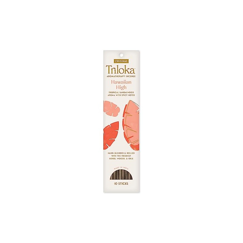 Triloka Original Incense, Hawaiian High, 10 Sticks