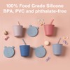 haakaa Jolly Hippo Baby Straw Cup, Food Grade Silicone Baby