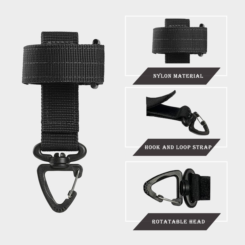 2Pcs Glove Strap Keeper with Adjustable Hook and Loop Strap,