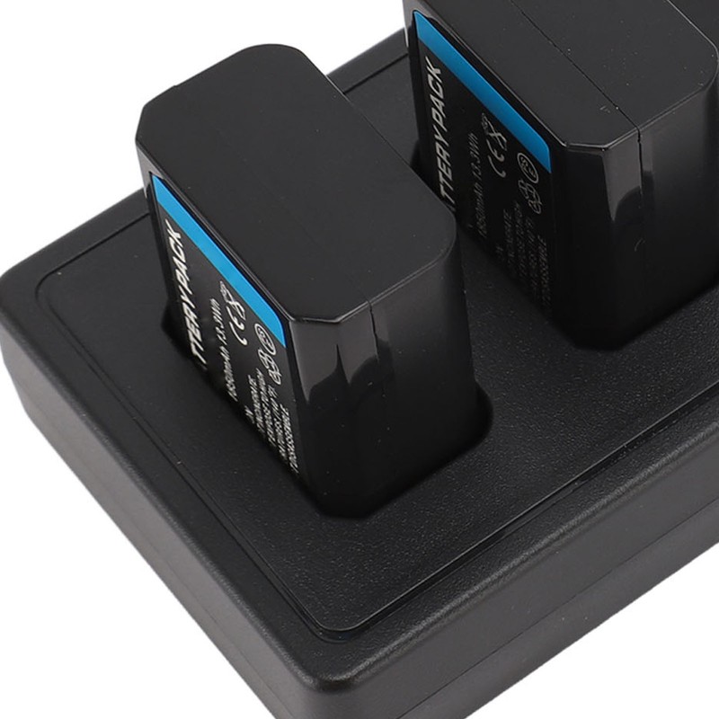 NP FW50 Camera Battery 7.2V 1850mAh with Dual USB LED