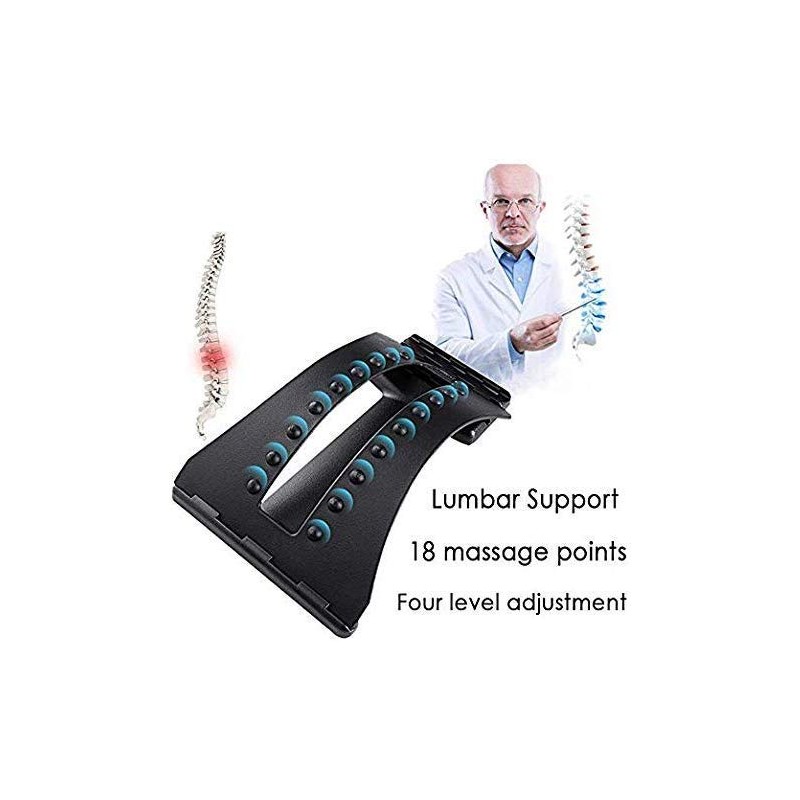 FIZLOZ Stretch Equipment Back Massager Magic Stretcher Fitness Lumbar Support