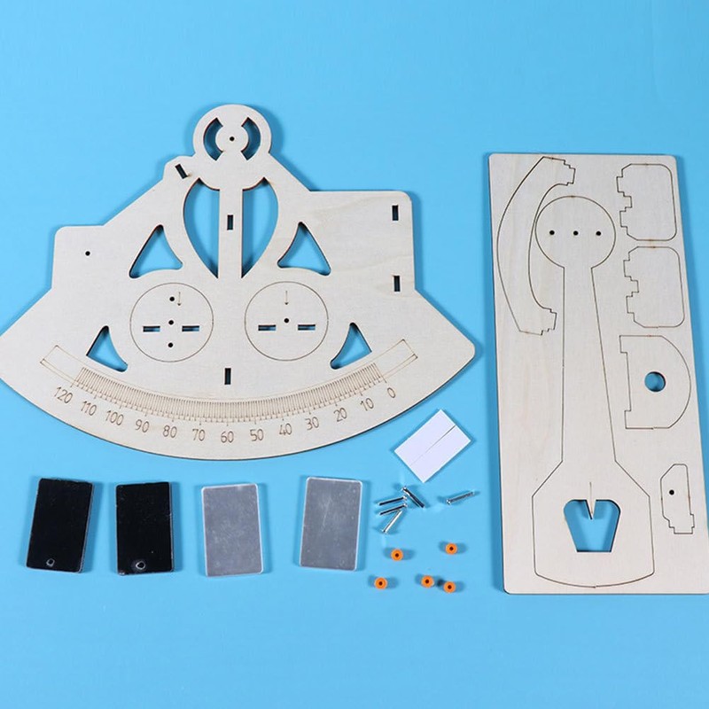 Toyvian Instruments Sextant Marking Sky Navigation Artificial Horizon Navigation Bundle