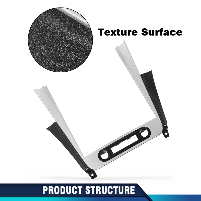 PIT66 Dash Radio Bezel Trim Vent Compatible with Chevy Malibu