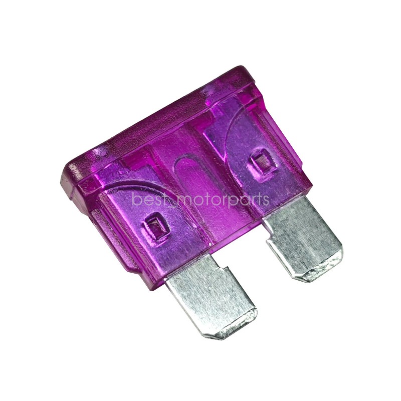 Tomauto 100 Pack 3 AMP ATC/ATO STANDARD Regular FUSE BLADE