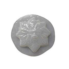 Green Man Greenman Plastic Craft Mold use Soap for Soap Making or Cement for Garden Stones 4751