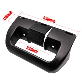 WEHOPE 3851174023 Refrigerators Door Handle Replacement for DM2652/ DM2663/ DM2862/ RM2652/ RM2662/ RM2663/ RM2852/ RM3662/ RM3663 /RM3863/ RM3862 Dometic Fridge, Black