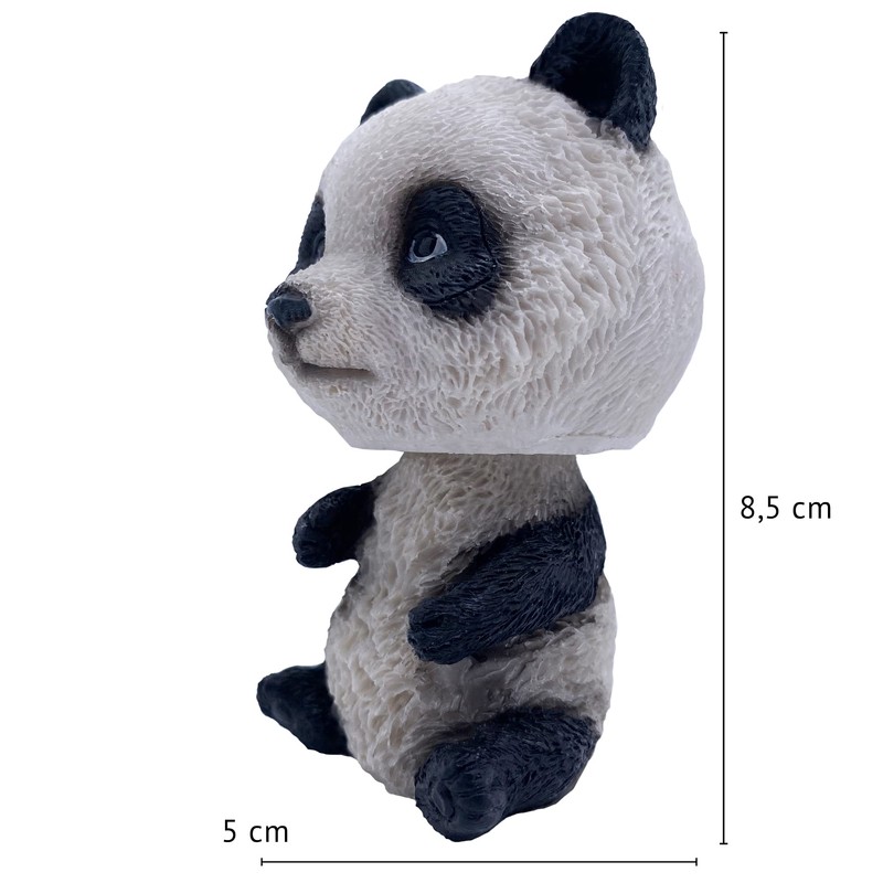 Objectz Bobblehead figure panda - small panda bear wiggling his