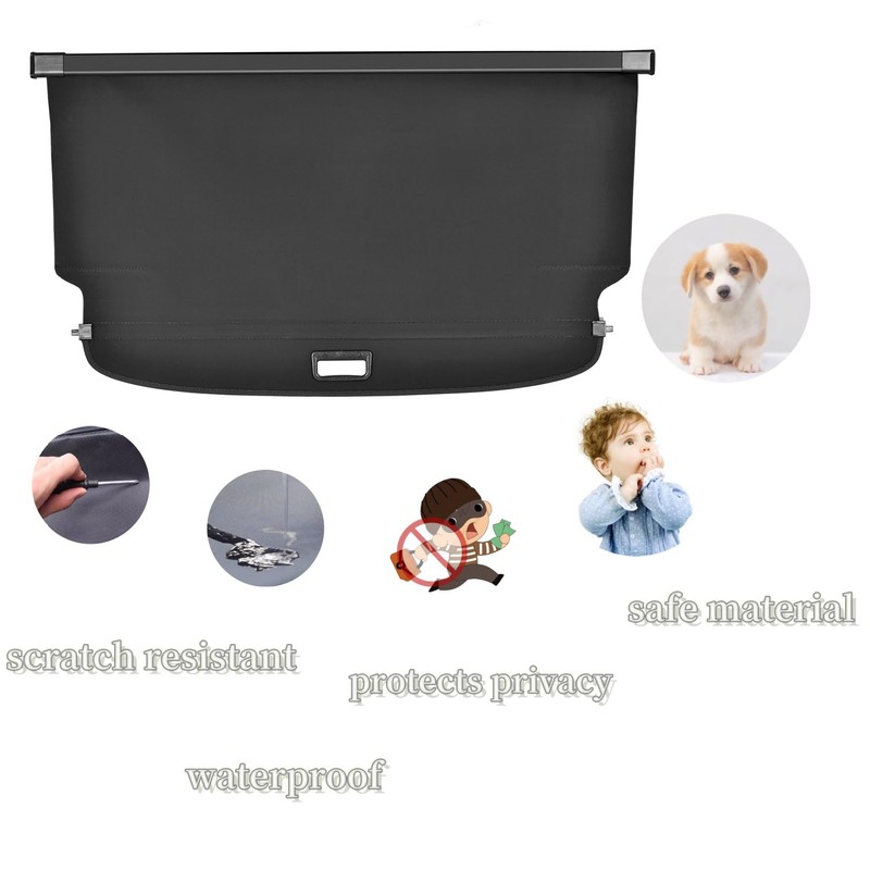 Vesul Compatible with Ford Bronco Sport 2021-2025 Retractable Cargo Cover