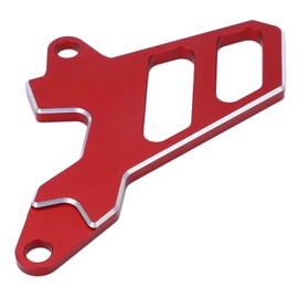 Front Sprocket Cover Metal Motorcycle Chain Guard Protector Replacement for Suzuki LTZ400 2003‑2014 (Red)