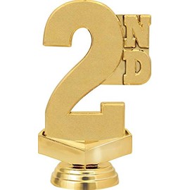 14.8" Second Place Trophy with Gold Cup Great for 2nd Place Awards