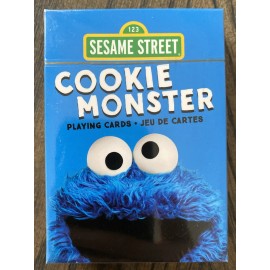 Sesame Street Cookie Monster Playing Cards