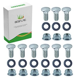 BOSFLAG 9 Pack Hardware Kits with 90101-750-920 90521-259-000 90309-428-731 Screw & Nuts for Honda HS520 HS720 Series Snow Blowers