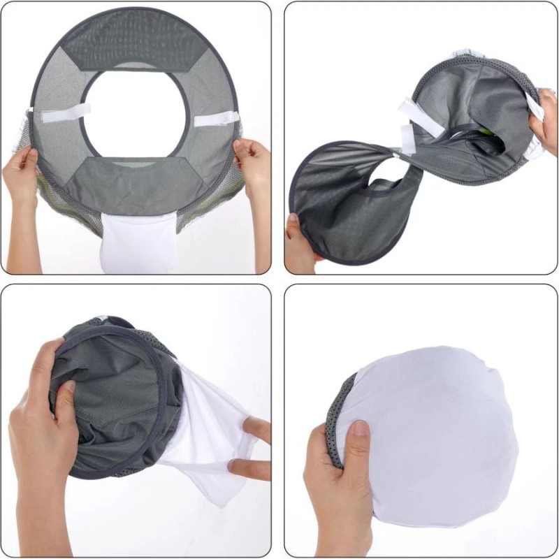 NoBrand Sun Shield Full Brim Mesh Sunshade, High Visibility Reflective