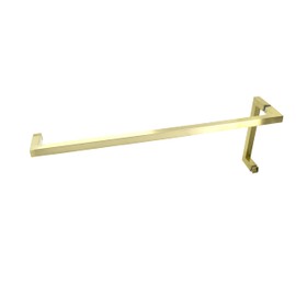 MONT HARD 24-Inch Towel Bar & 8-Inch Shower Door Handle Combo in Satin Brass for Frameless Glass – Luxury Bathroom Towel Bar Set for Commercial & Residential Use