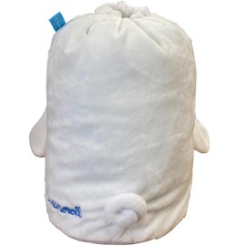 Marushin 3245012000 Mascot Blanket with Drawstring Sanrio Cinnamon Fluffy Cinnamon Approx. H 27.6 x W 39.4 inches (70 x 100 cm), Cute, Fluffy, Stylish, Cold Protection