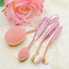 Royal Brush Moda Rose Cosmetic 4 Piece Face Make Up