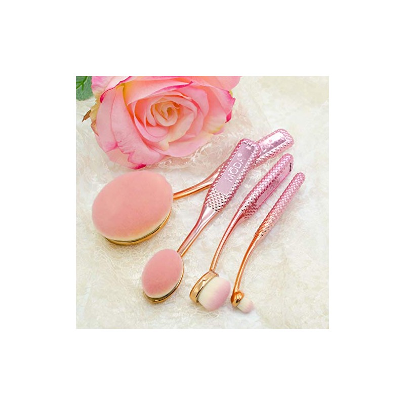 Royal Brush Moda Rose Cosmetic 4 Piece Face Make Up